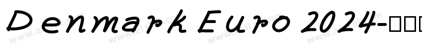 Denmark Euro 2024字体转换